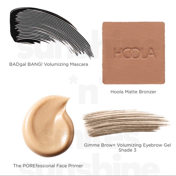 BENEFIT Hoola Bronzer + POREfessional Primer + Gimme Brow + Mascara + Gift Tin - Picture 7 of 8